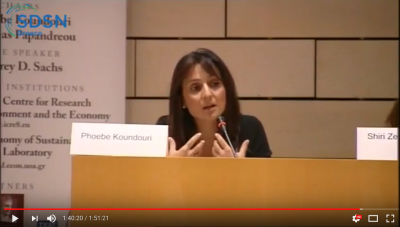 Sustainable Allocation of Investments: Integrating Natural Capital in the Equation – Session 2, Official launch of SDSN Greece, September 2017