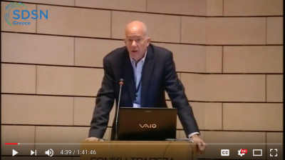 Sustainable development in times of crisis – Session 1, Official launch of SDSN Greece, September 2017 