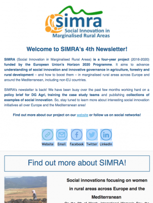 SIMRA - Newsletter #4 - March 2018 