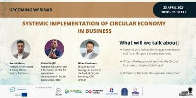 Webinar “Systemic implementation of Circular Economy in business”