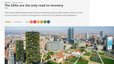 Article of Prof. Koundouri on SDG Action entitled: “The SDGs are the only road to recovery”