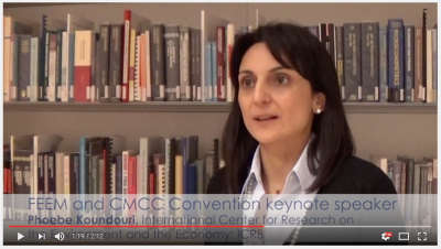 FEEM and CMCC convention 2014 - Keynotes address